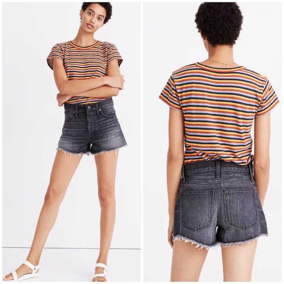 Madewell Relaxed Denim Shorts in Calverley Wash 27 - Picture 1 of 7